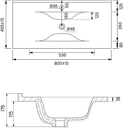 Iddis Мебель для ванной Oxford 80 белая – фотография-16
